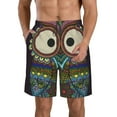 thumbnail image 1 of Logiee Boho Owl Print Mens Swim Trunks Quick Dry Board Shorts,Breathable Hawaii Beach Shorts Swimwear Bathing Suits-XX-Large, 1 of 6