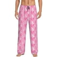 thumbnail image 1 of Logiee Breast Cancer Awareness (3) Print Pajama Pants for Men,Men’s Pajama Bottoms,Mens PJ Pants with Pockets & Button Fly-Small, 1 of 6