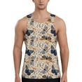 thumbnail image 1 of Logiee Butterflies Print Men's Workout Tank Top,Quick Dry Workout Tank Top,Gym Muscle Tee,Fitness Bodybuilding Sleeveless T Shirt-X-Large, 1 of 7