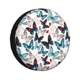 thumbnail image 1 of Logiee Butterfly Print Spare Tire Cover, Universal Wheel Protectors,Waterproof Dust-Proof UV Sun Wheel Tire Cover,Fit for SUV, RV, Travel Trailer, Truck-14 inch, 1 of 6