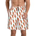 thumbnail image 1 of Logiee Carrot Print Mens Swim Trunks Quick Dry Board Shorts,Breathable Hawaii Beach Shorts Swimwear Bathing Suits-Medium, 1 of 6