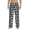 thumbnail image 1 of Logiee Cartoon Animals Print Pajama Pants for Men,Men’s Pajama Bottoms,Mens PJ Pants with Pockets & Button Fly-3X-Large, 1 of 6
