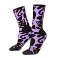 thumbnail image 1 of Logiee Cartoon Black Cats Print Adult Socks for Men & Women,Calf Socks, Ankle Socks,Boots Socks,Breathable Casual Sock,Unisex Crew Socks, 1 of 6