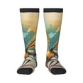 thumbnail image 1 of Logiee Cartoon Dragonfly Art Print Gift Stocking Stuffers,Adult Stockings,Novelty Socks,Funny Socks Birthday Running Walking Sleeping, 1 of 6