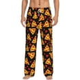 thumbnail image 1 of Logiee Cartoon Pizza Print Pajama Pants for Men,Men’s Pajama Bottoms,Mens PJ Pants with Pockets & Button Fly-Medium, 1 of 6