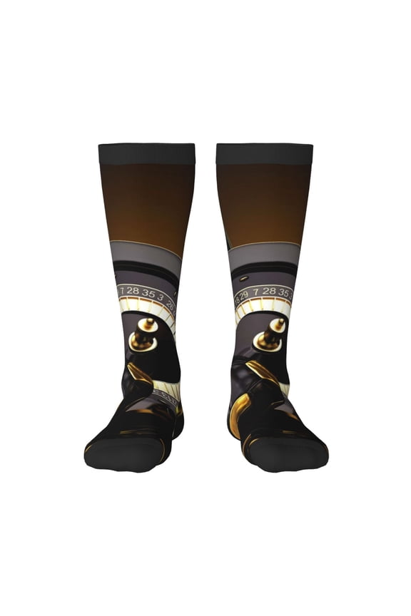 Casino Cards Print Gift Stocking Stuffers,Adult Stockings,Novelty Socks,Funny Socks Birthday Running Walking Sleeping