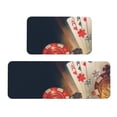 thumbnail image 1 of Logiee Casino Poker Chips Print Kitchen Mats for Floor Sets of 2,Waterproof Kitchen Rugs,Non Slip Comfort Standing Mat Rug for Home,Runner,Sink,Office,Laundry, 1 of 6