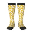 thumbnail image 1 of Logiee Cheese Print Gift Stocking Stuffers,Adult Stockings,Novelty Socks,Funny Socks Birthday Running Walking Sleeping, 1 of 6