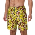 thumbnail image 1 of Logiee Chicken Cartoon Print Men's Swim Trunk,Quick Dry Board Shorts ,Men's Swim Trunks with Compression Liner, Bathing Suits with Pockets-X-Large, 1 of 6