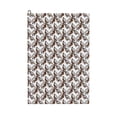 thumbnail image 1 of Logiee Chickens Peck Grain Print Golf Towels,16" x 24" Portable Golf Towel for Golf Bag with Carabiner Clip to Quickly Remove Sand,Mud and Sweat, 1 of 8