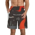 thumbnail image 1 of Logiee Christmas Gnomes In Red Hats Print Mens Swim Trunks Quick Dry Board Shorts,Breathable Hawaii Beach Shorts Swimwear Bathing Suits-Small, 1 of 6