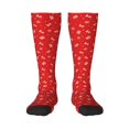 thumbnail image 1 of Logiee Christmas Print Gift Stocking Stuffers,Adult Stockings,Novelty Socks,Funny Socks Birthday Running Walking Sleeping, 1 of 6