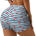 thumbnail image 1 of Logiee Clown Fish Print Women's Biker Shorts,Workout Gym Shorts,Scrunch Shorts,Tummy Control Hidden Scrunch Running Yoga Shorts-Medium, 1 of 8