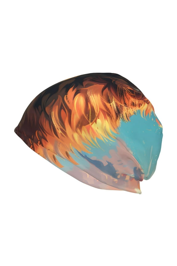 Colorful Cloud Shepherd Dog Print Unisex Knit Beanie for Men Women Winter Hat,Beanies Skull Caps