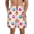 thumbnail image 1 of Logiee Colorful Donuts Print Mens Swim Trunks Quick Dry Board Shorts,Breathable Hawaii Beach Shorts Swimwear Bathing Suits-3X-Large, 1 of 6