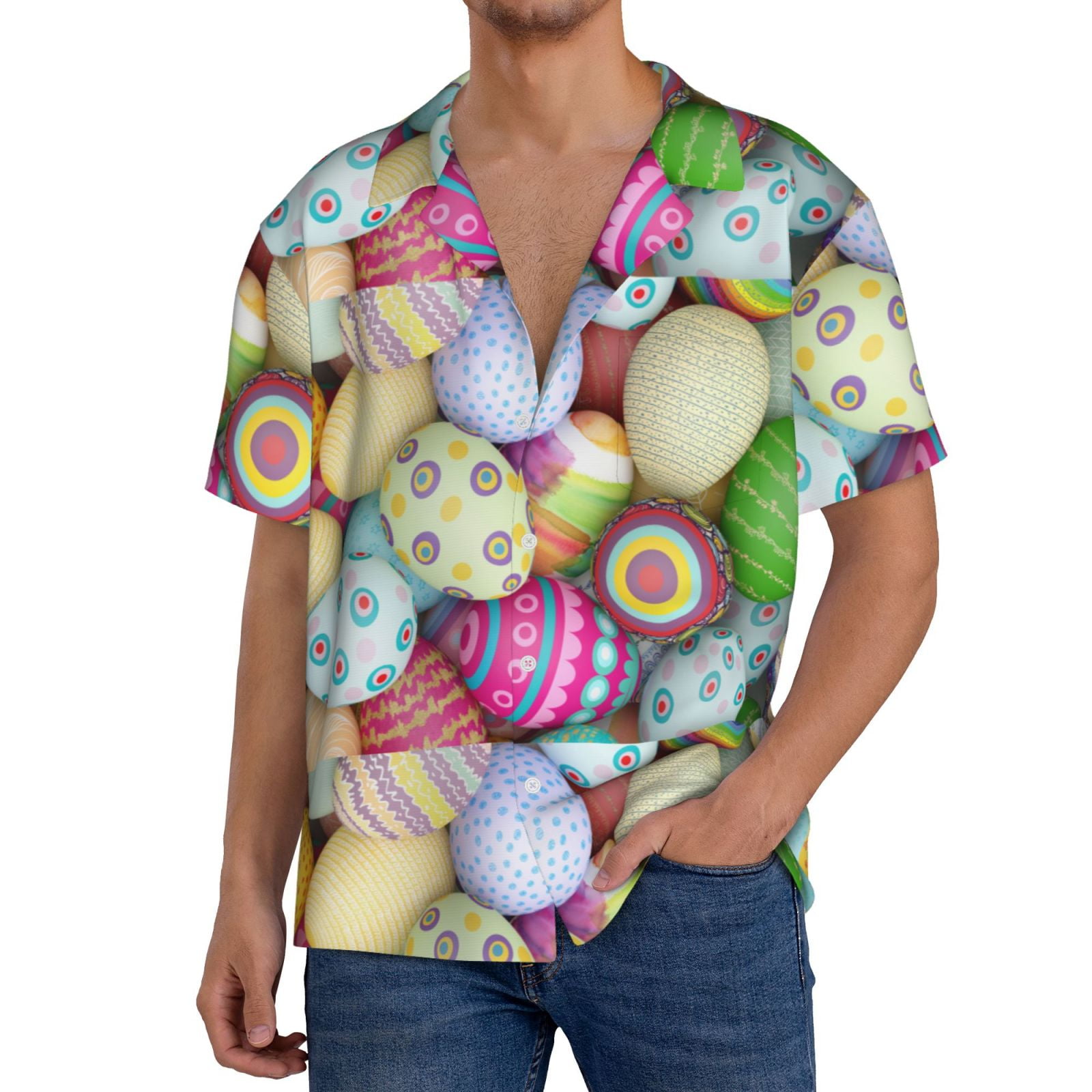 Relaxed Patchwork Egg Shirt main image 0