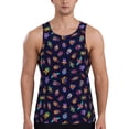 thumbnail image 1 of Logiee Colorful Insects Print Men's Workout Tank Top,Quick Dry Workout Tank Top,Gym Muscle Tee,Fitness Bodybuilding Sleeveless T Shirt-XX-Large, 1 of 7