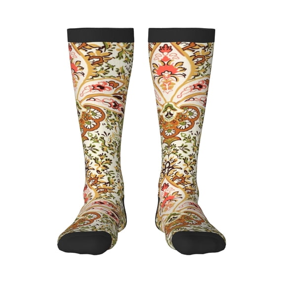 Logiee Colorful Paisley Print Gift Stocking Stuffers,Adult Stockings,Novelty Socks,Funny Socks Birthday Running Walking Sleeping