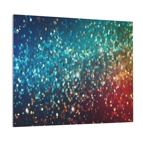 Logiee Colorful Rainbow Glitter Print Canvas Wall Art ,Art Poster,Canvas Decorative Picture,Decor Wall Pictures for Living Room Bedroom Bathroom,Ready to Hang