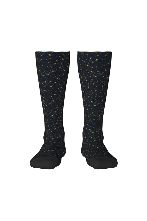 Constellation Print Gift Stocking Stuffers,Adult Stockings,Novelty Socks,Funny Socks Birthday Running Walking Sleeping