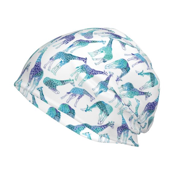 Logiee Cool Giraffe Print Unisex Knit Beanie for Men Women Winter Hat,Beanies Skull Caps