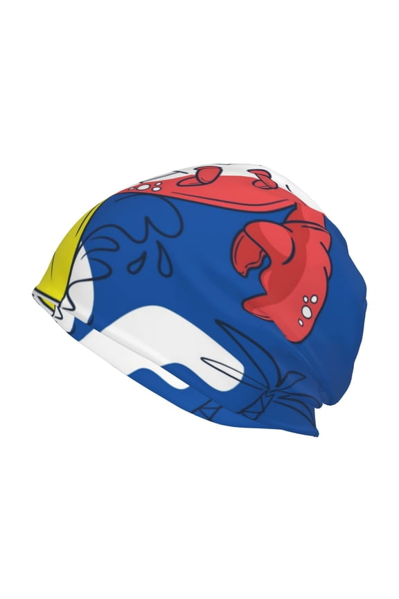 Cool Lobster Surfing Print Unisex Knit Beanie for Men Women Winter Hat,Beanies Skull Caps
