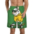 thumbnail image 1 of Logiee Cool Skateboarding Bulldog Print Mens Swim Trunks Quick Dry Board Shorts,Breathable Hawaii Beach Shorts Swimwear Bathing Suits-Medium, 1 of 6