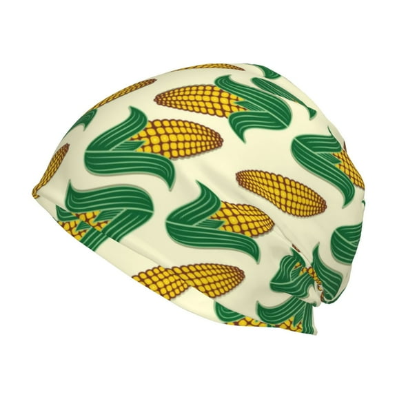 Logiee Corn 8 Print Unisex Knit Beanie for Men Women Winter Hat,Beanies Skull Caps