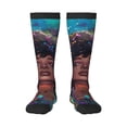 thumbnail image 1 of Logiee Cosmic Garden Woman Portrait Print Gift Stocking Stuffers,Adult Stockings,Novelty Socks,Funny Socks Birthday Running Walking Sleeping, 1 of 6