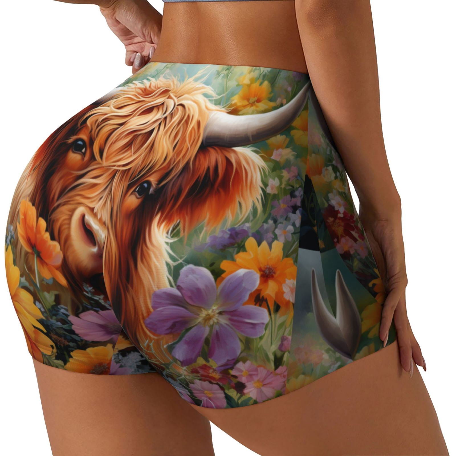 Egg Bacon Pattern Print Women's Shorts
