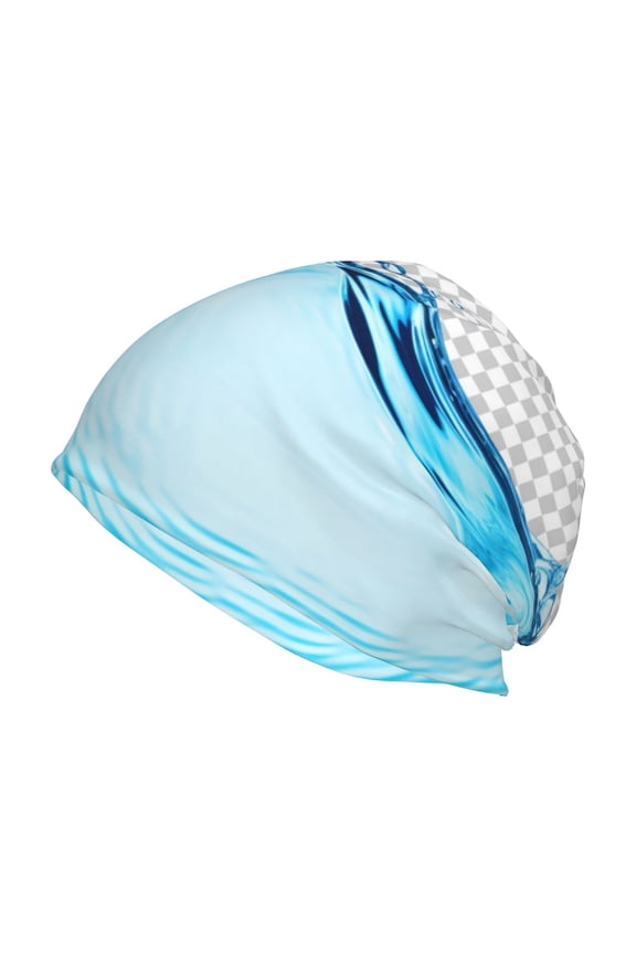 Crystal Clear Water Splash Print Unisex Knit Beanie for Men Women Winter Hat,Beanies Skull Caps