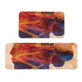thumbnail image 1 of Logiee Cultural Silhouette Journey Print Kitchen Mats for Floor Sets of 2,Waterproof Kitchen Rugs,Non Slip Comfort Standing Mat Rug for Home,Runner,Sink,Office,Laundry, 1 of 6