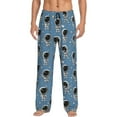 thumbnail image 1 of Logiee Cute Cartoon Astronaut Print Pajama Pants for Men,Men’s Pajama Bottoms,Mens PJ Pants with Pockets & Button Fly-XX-Large, 1 of 6