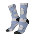 thumbnail image 1 of Logiee Cute Fat Cat Print Adult Socks for Men & Women,Calf Socks, Ankle Socks,Boots Socks,Breathable Casual Sock,Unisex Crew Socks, 1 of 6