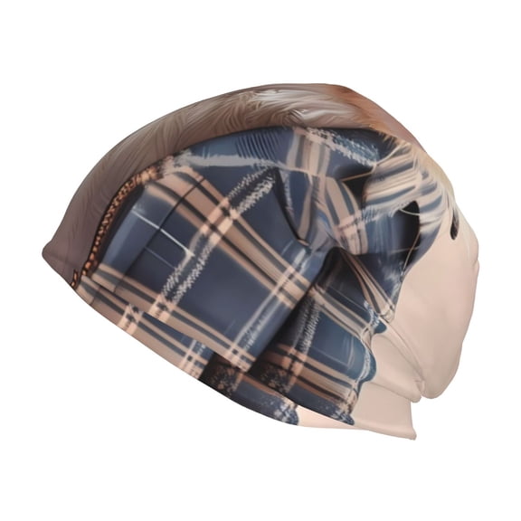 Logiee Cute Mouse In Glasses Print Unisex Knit Beanie for Men Women Winter Hat,Beanies Skull Caps