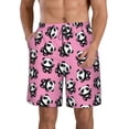 thumbnail image 1 of Logiee Cute Panda Print Mens Swim Trunks Quick Dry Board Shorts,Breathable Hawaii Beach Shorts Swimwear Bathing Suits-, 1 of 6