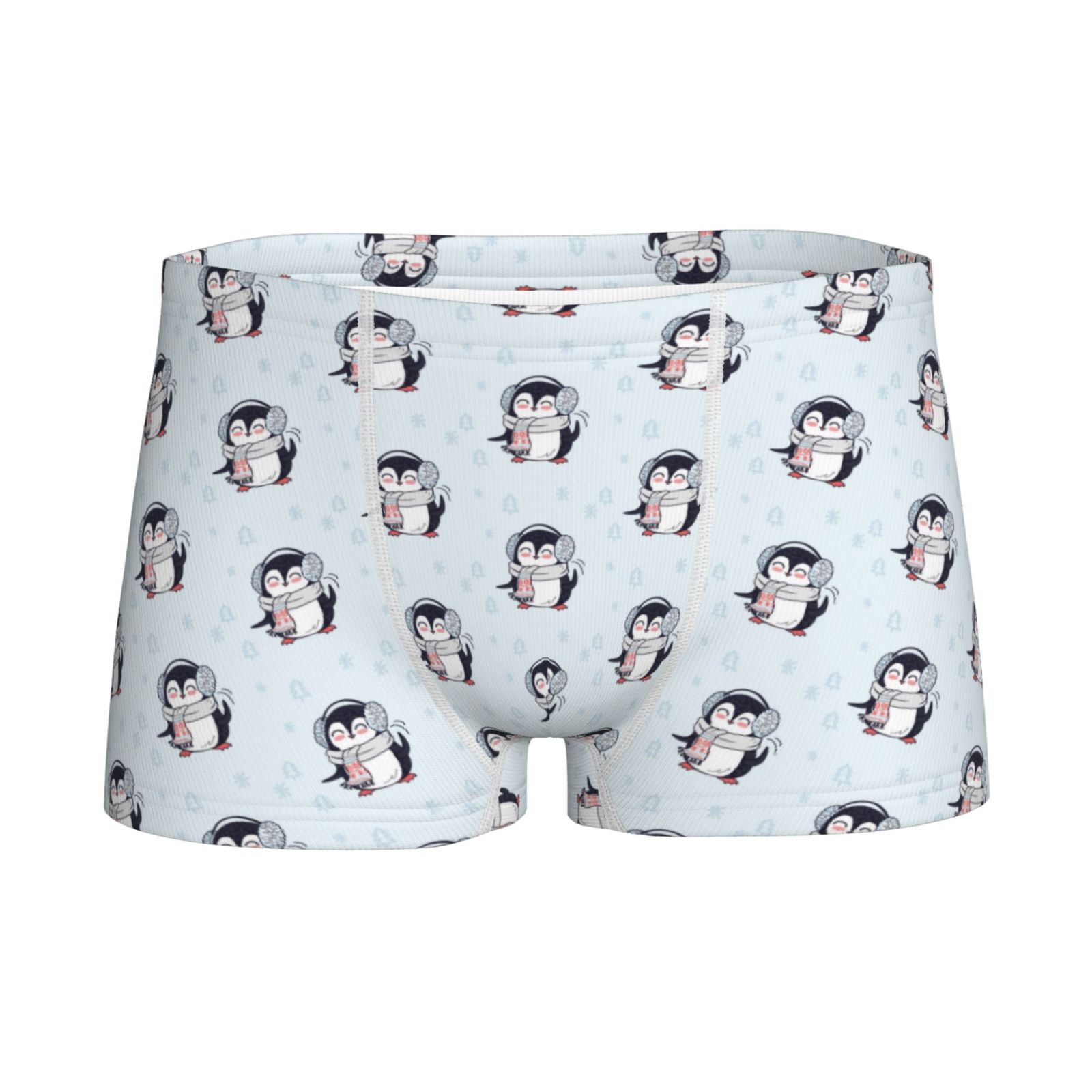 Logiee Cute Penguin with Scarf Print Boys' Boxer Briefs,Tween Boy ...