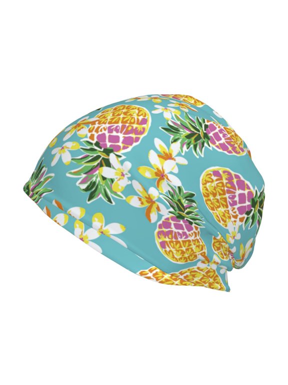 Cute Pineapples Print Unisex Knit Beanie for Men Women Winter Hat,Beanies Skull Caps