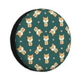 thumbnail image 1 of Logiee Cute Shiba Print Spare Tire Cover, Universal Wheel Protectors,Waterproof Dust-Proof UV Sun Wheel Tire Cover,Fit for SUV, RV, Travel Trailer, Truck-16 inch, 1 of 6