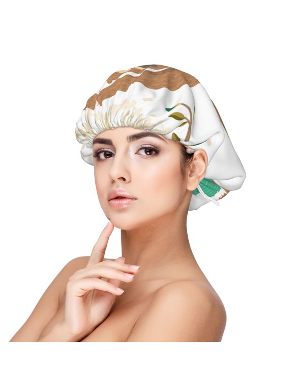 Cute Sloth In Yoga Pose Tree Print Silk Bonnet Satin Bonnet for Sleeping Women and Men,Double Layer Hair Bonnet for Curly Braids Hair