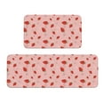 thumbnail image 1 of Logiee Cute Strawberry C Print Kitchen Mats for Floor Sets of 2,Waterproof Kitchen Rugs,Non Slip Comfort Standing Mat Rug for Home,Runner,Sink,Office,Laundry, 1 of 6