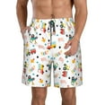 thumbnail image 1 of Logiee Cute tractor and vehicle Print Mens Swim Trunks Quick Dry Board Shorts,Breathable Hawaii Beach Shorts Swimwear Bathing Suits-Medium, 1 of 6