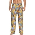 thumbnail image 1 of Logiee Cycling Elephant On Bicycle In Park Print Pajama Pants for Men,Men’s Pajama Bottoms,Mens PJ Pants with Pockets & Button Fly-3X-Large, 1 of 6