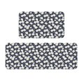 thumbnail image 1 of Logiee Daisies Flowers Print Kitchen Mats for Floor Sets of 2,Waterproof Kitchen Rugs,Non Slip Comfort Standing Mat Rug for Home,Runner,Sink,Office,Laundry, 1 of 6