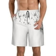thumbnail image 1 of Logiee Dandelion Blowing In The Wind Print Mens Swim Trunks Quick Dry Board Shorts,Breathable Hawaii Beach Shorts Swimwear Bathing Suits-Medium, 1 of 6