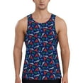thumbnail image 1 of Logiee Deep Down In The Ocean Print Men's Workout Tank Top,Quick Dry Workout Tank Top,Gym Muscle Tee,Fitness Bodybuilding Sleeveless T Shirt-3X-Large, 1 of 7