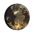 thumbnail image 1 of Logiee Dinosaur Bald Eagle Print Spare Tire Cover, Universal Wheel Protectors,Waterproof Dust-Proof UV Sun Wheel Tire Cover,Fit for SUV, RV, Travel Trailer, Truck-17 inch, 1 of 6