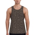 thumbnail image 1 of Logiee Dinosaur Print Men's Workout Tank Top,Quick Dry Workout Tank Top,Gym Muscle Tee,Fitness Bodybuilding Sleeveless T Shirt-X-Large, 1 of 7