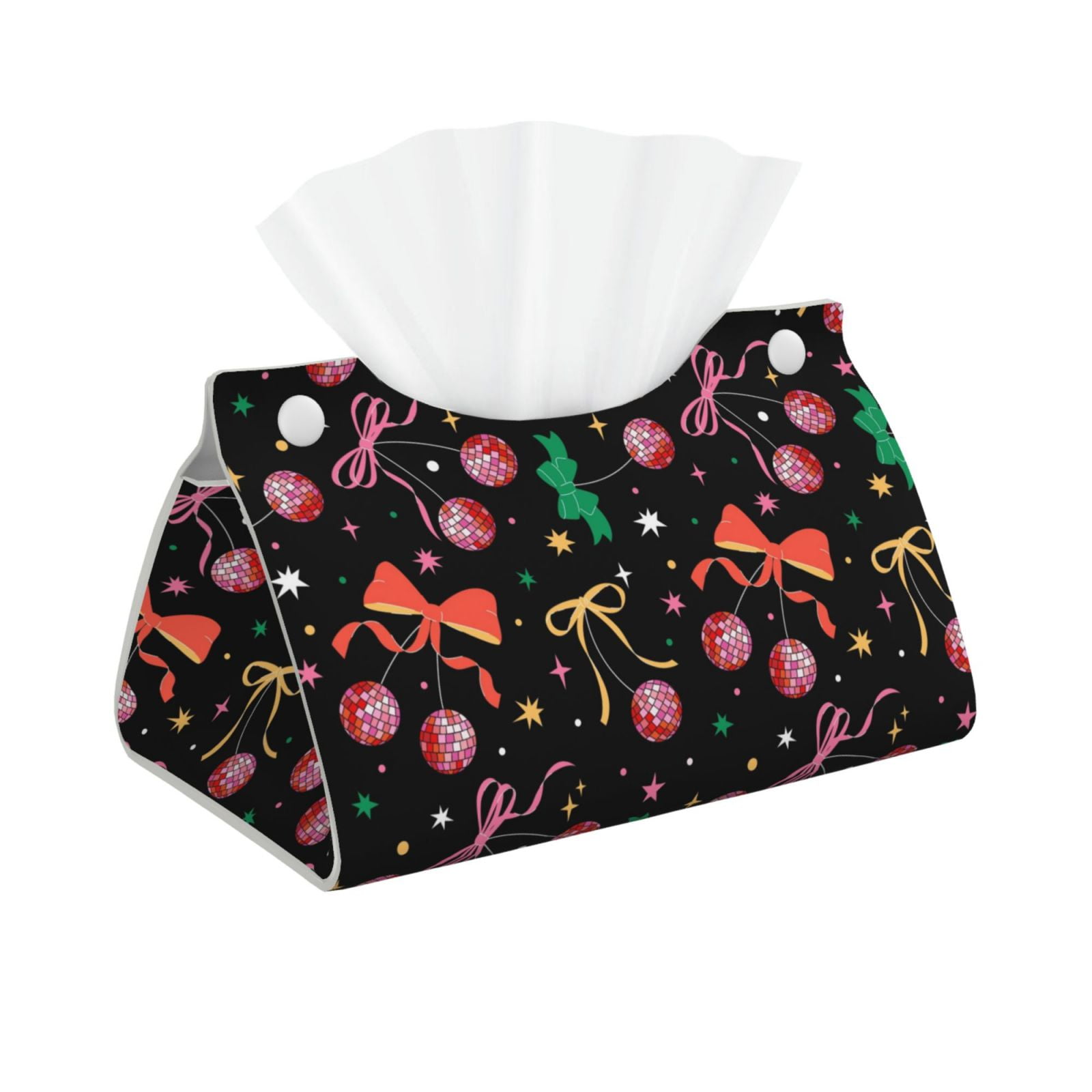 Logiee Disco Mirror Ball Print Tissue Box Cover,Stylish Tissue Box ...