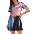 thumbnail image 1 of Logiee Dog in Hairdresser Print Nightgowns for Women,Soft Short-Sleeved Lightweight Sleepwear, Loose Sleepshirts, 1 of 6